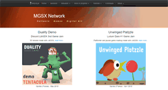 Desktop Screenshot of mgsx.net