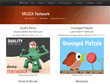 Tablet Screenshot of mgsx.net